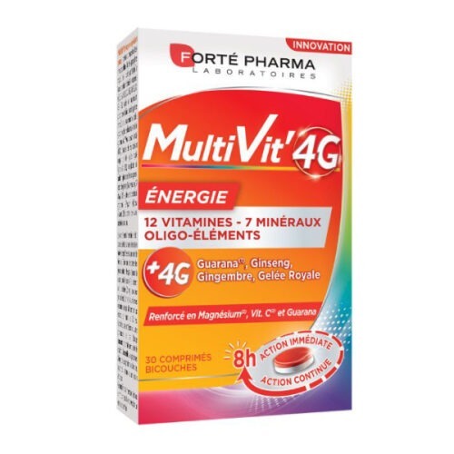MultiVit 4G Energie 30 Comprimés