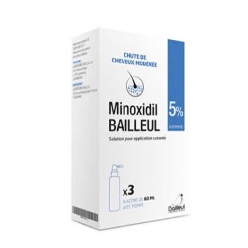 MINOXIDIL Bailleul 5% 3x 60ml