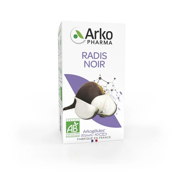 ARKOGÉLULES® Radis Noir BIO(1) (40 gél.)