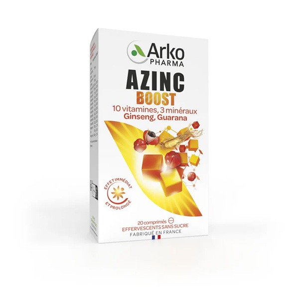 AZINC® BOOST - 20 comprimés effervescents - Dès 15 ans
