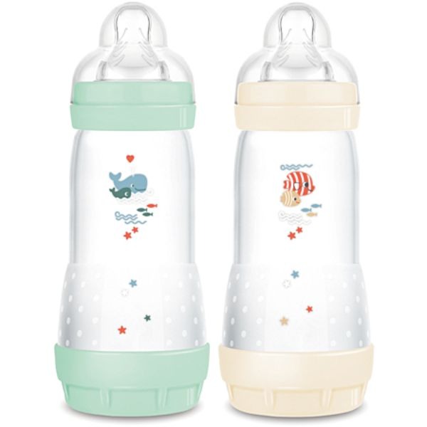 Biberon ES AC Classique 320ml Menthe + Coton